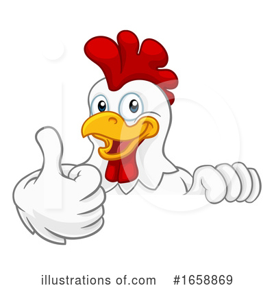Royalty-Free (RF) Chicken Clipart Illustration by AtStockIllustration - Stock Sample #1658869