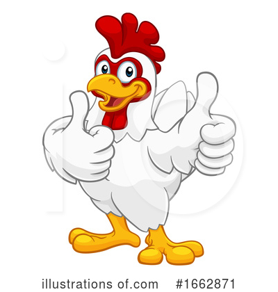 Royalty-Free (RF) Chicken Clipart Illustration by AtStockIllustration - Stock Sample #1662871
