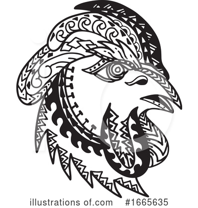 Royalty-Free (RF) Chicken Clipart Illustration by patrimonio - Stock Sample #1665635