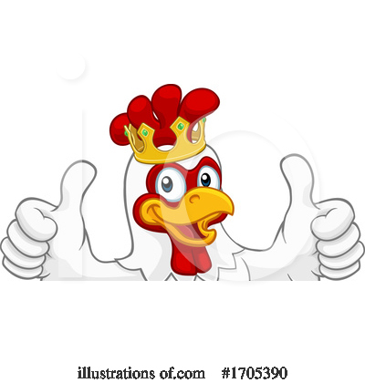 Royalty-Free (RF) Chicken Clipart Illustration by AtStockIllustration - Stock Sample #1705390