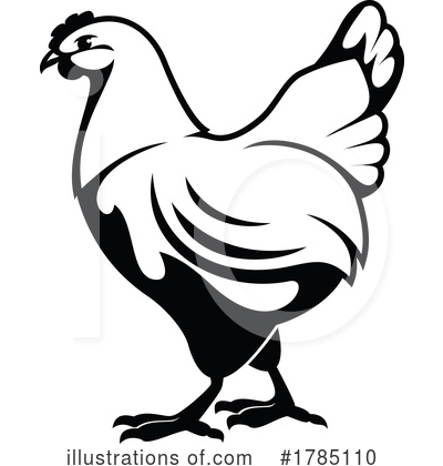 Royalty-Free (RF) Chicken Clipart Illustration by Vector Tradition SM - Stock Sample #1785110