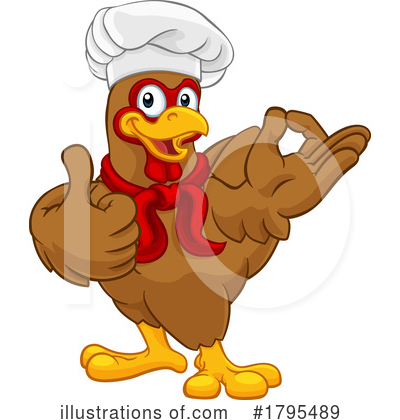 Chef Chicken Clipart #1795489 by AtStockIllustration