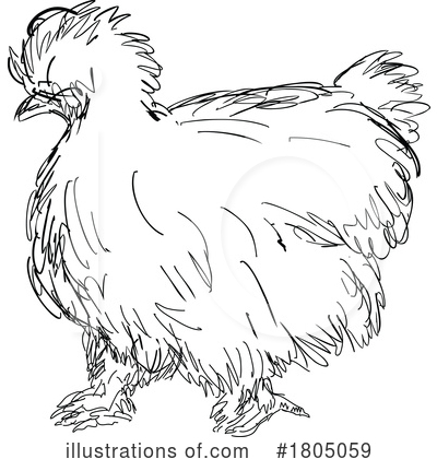 Royalty-Free (RF) Chicken Clipart Illustration by patrimonio - Stock Sample #1805059
