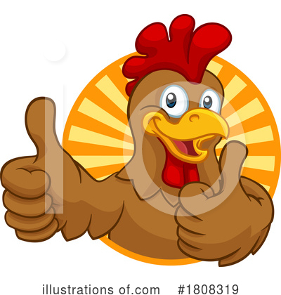 Royalty-Free (RF) Chicken Clipart Illustration by AtStockIllustration - Stock Sample #1808319