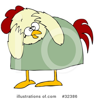 Royalty-Free (RF) Chicken Clipart Illustration by djart - Stock Sample #32386