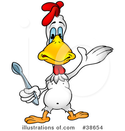 Royalty-Free (RF) Chicken Clipart Illustration by dero - Stock Sample #38654
