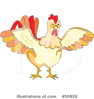 Royalty-Free (RF) Chicken Clipart Illustration by Cherie Reve - Stock Sample #50826