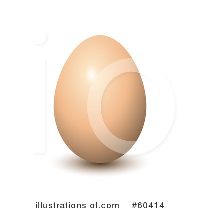 Chicken Egg Clipart #60414 by Oligo