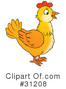 Chickens Clipart #31208 by Alex Bannykh