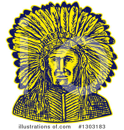 Royalty-Free (RF) Chief Clipart Illustration by patrimonio - Stock Sample #1303183