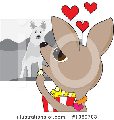 Chihuahua Clipart #1089703 by Maria Bell