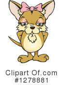 Chihuahua Clipart #1278881 by Dennis Holmes Designs