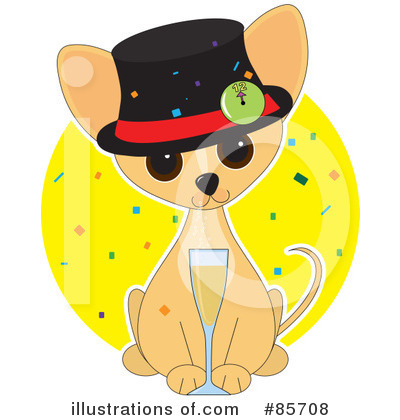 Royalty-Free (RF) Chihuahua Clipart Illustration by Maria Bell - Stock Sample #85708