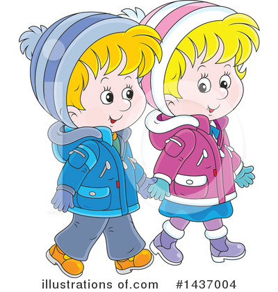Holding Hands Clipart #1437004 by Alex Bannykh