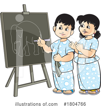Royalty-Free (RF) Child Clipart Illustration by Lal Perera - Stock Sample #1804766