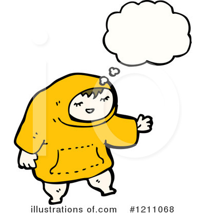 Royalty-Free (RF) Child In Hoodie Clipart Illustration by lineartestpilot - Stock Sample #1211068