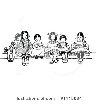 Royalty-Free (RF) Children Clipart Illustration by Prawny Vintage - Stock Sample #1115084