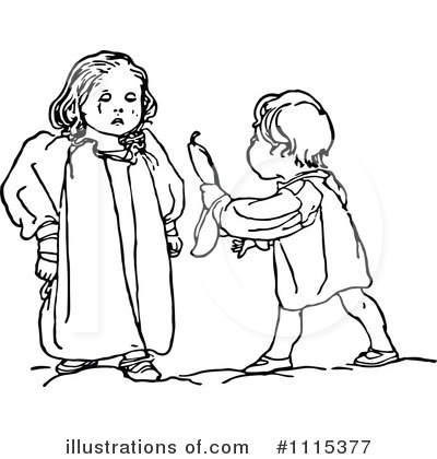 Royalty-Free (RF) Children Clipart Illustration by Prawny Vintage - Stock Sample #1115377