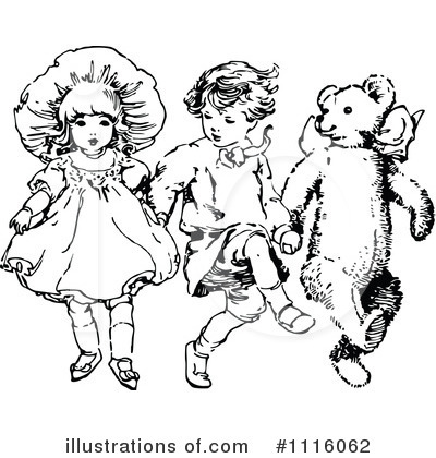 Royalty-Free (RF) Children Clipart Illustration by Prawny Vintage - Stock Sample #1116062
