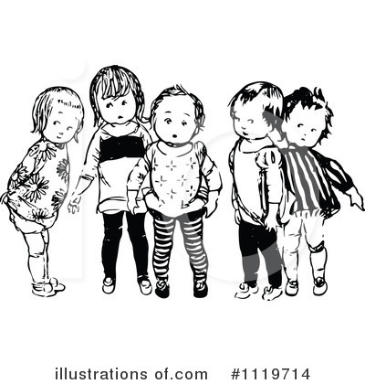 Royalty-Free (RF) Children Clipart Illustration by Prawny Vintage - Stock Sample #1119714