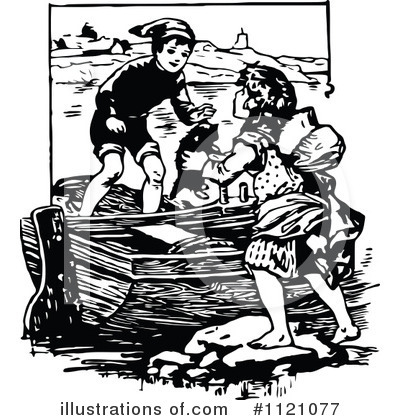 Royalty-Free (RF) Children Clipart Illustration by Prawny Vintage - Stock Sample #1121077