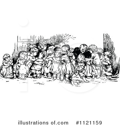 Royalty-Free (RF) Children Clipart Illustration by Prawny Vintage - Stock Sample #1121159