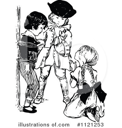 Royalty-Free (RF) Children Clipart Illustration by Prawny Vintage - Stock Sample #1121253