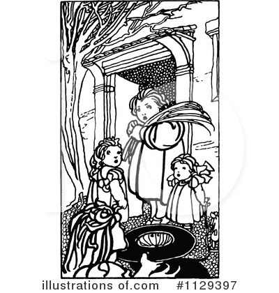 Royalty-Free (RF) Children Clipart Illustration by Prawny Vintage - Stock Sample #1129397