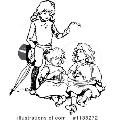 Royalty-Free (RF) Children Clipart Illustration by Prawny Vintage - Stock Sample #1135272