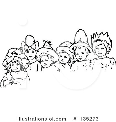 Royalty-Free (RF) Children Clipart Illustration by Prawny Vintage - Stock Sample #1135273