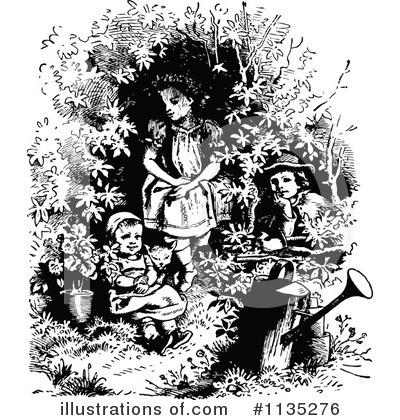 Royalty-Free (RF) Children Clipart Illustration by Prawny Vintage - Stock Sample #1135276