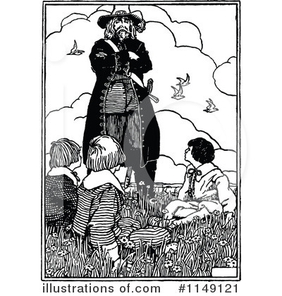 Pirate Clipart #1149121 by Prawny Vintage