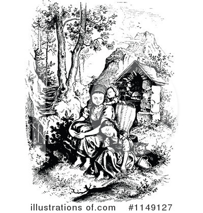 Royalty-Free (RF) Children Clipart Illustration by Prawny Vintage - Stock Sample #1149127