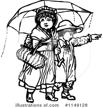 Royalty-Free (RF) Children Clipart Illustration by Prawny Vintage - Stock Sample #1149128
