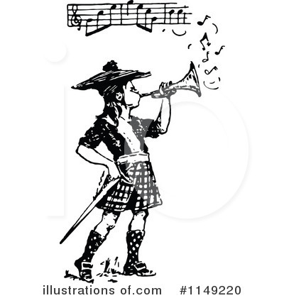 Bugle Clipart #1149220 by Prawny Vintage