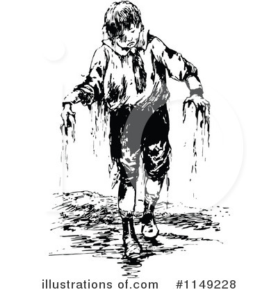 Muddy Boy Clipart #1149228 by Prawny Vintage
