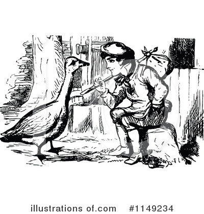 Goose Clipart #1149234 by Prawny Vintage