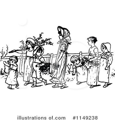 Royalty-Free (RF) Children Clipart Illustration by Prawny Vintage - Stock Sample #1149238