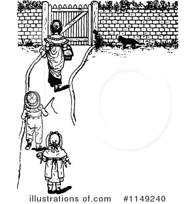 Royalty-Free (RF) Children Clipart Illustration by Prawny Vintage - Stock Sample #1149240