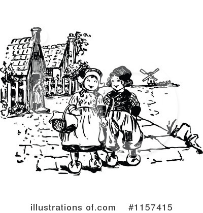 Royalty-Free (RF) Children Clipart Illustration by Prawny Vintage - Stock Sample #1157415