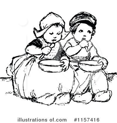 Royalty-Free (RF) Children Clipart Illustration by Prawny Vintage - Stock Sample #1157416