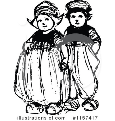 Royalty-Free (RF) Children Clipart Illustration by Prawny Vintage - Stock Sample #1157417