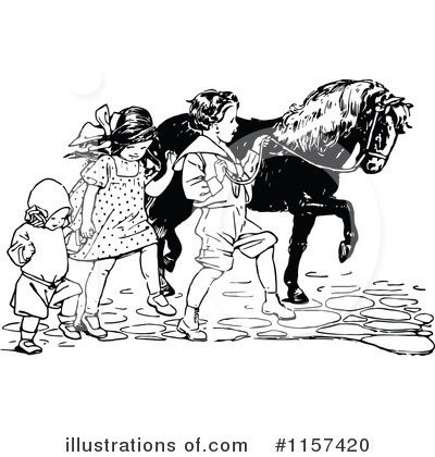 Royalty-Free (RF) Children Clipart Illustration by Prawny Vintage - Stock Sample #1157420