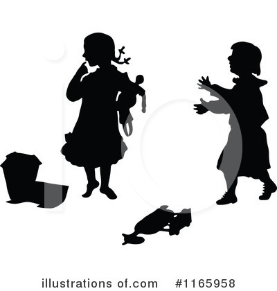 Royalty-Free (RF) Children Clipart Illustration by Prawny Vintage - Stock Sample #1165958