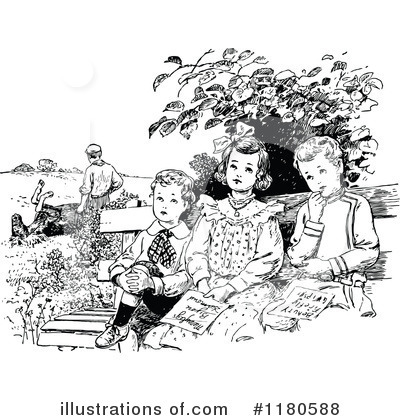 Royalty-Free (RF) Children Clipart Illustration by Prawny Vintage - Stock Sample #1180588