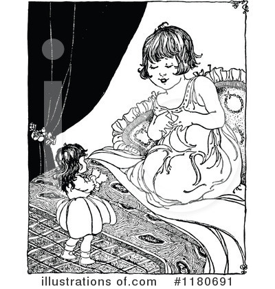 Royalty-Free (RF) Children Clipart Illustration by Prawny Vintage - Stock Sample #1180691
