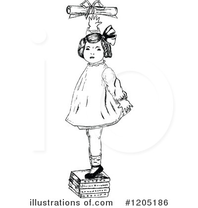 Royalty-Free (RF) Children Clipart Illustration by Prawny Vintage - Stock Sample #1205186