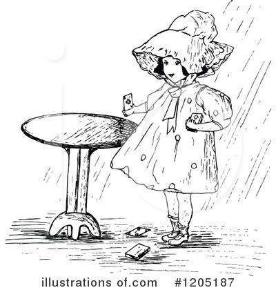 Royalty-Free (RF) Children Clipart Illustration by Prawny Vintage - Stock Sample #1205187