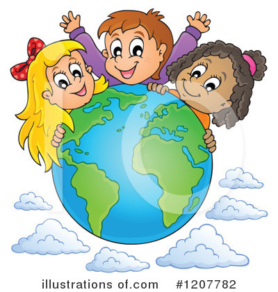 Royalty-Free (RF) Children Clipart Illustration by visekart - Stock Sample #1207782
