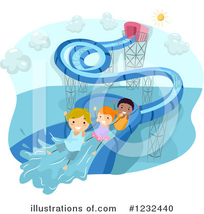 Water Slide Clipart #1232440 by BNP Design Studio